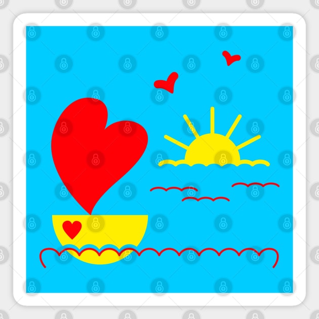 Love Trip 2 Magnet by Heart-Sun
